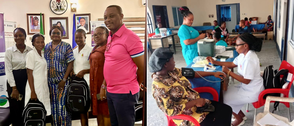 Clinitouch being used in communities in Nigeria